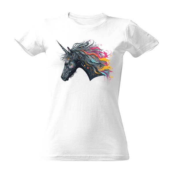 Black unicorn T-shirt