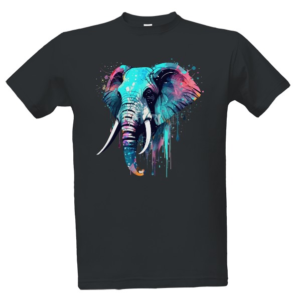 Blue elephant T-shirt