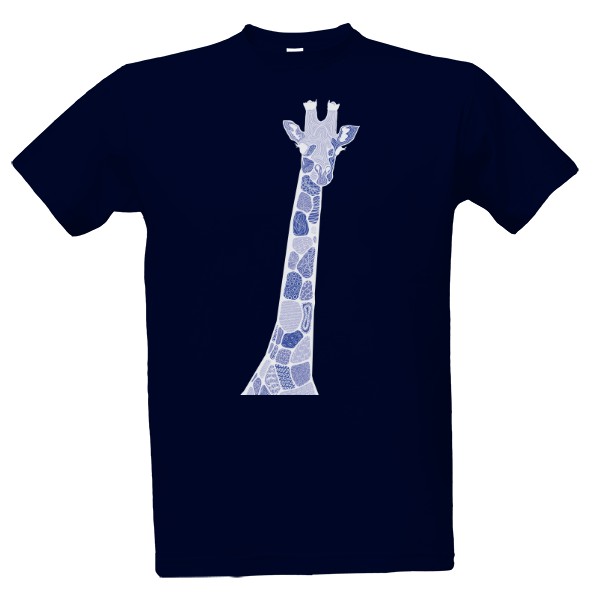 Tričko s potiskem Blue Giraffe Blues