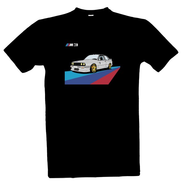 Tričko s potiskem BMW e30 - Pánske Tričko
