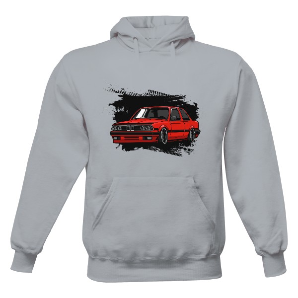 Pánská mikina s kapucí Just Hoods s potiskem BMW E30