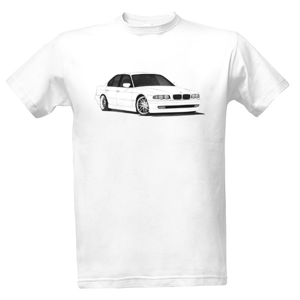Tričko s potiskem BMW E38 Tuning