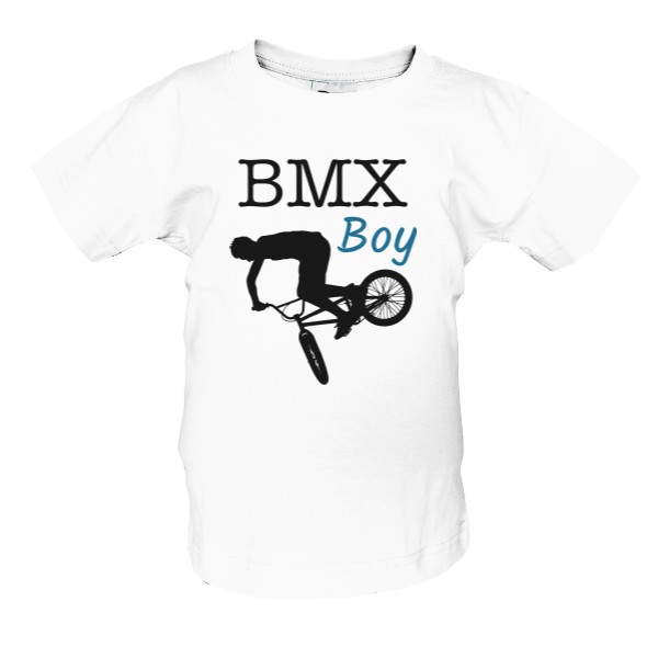Tričko s potiskem BMX boy