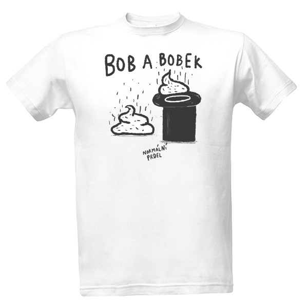 Tričko s potiskem Bob a bobek
