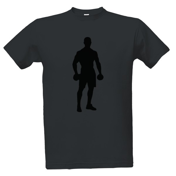 Tričko s potiskem bodybulder
