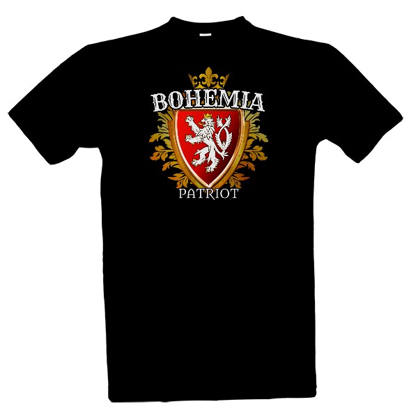Tričko s potiskem Bohemia Patriot-Čechy