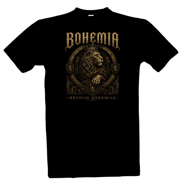Tričko s potiskem Bohemia-Regnum Bohemiae - pánské