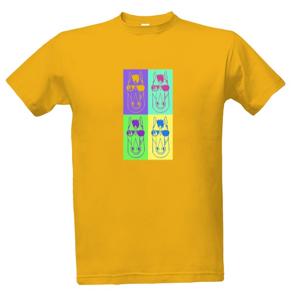 Tričko s potiskem Bojack Warhol