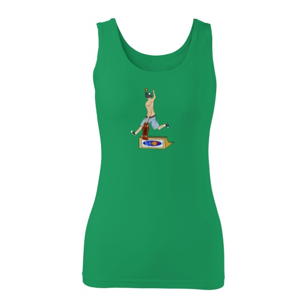 Tričko s potiskem Bomb head dámské tílko