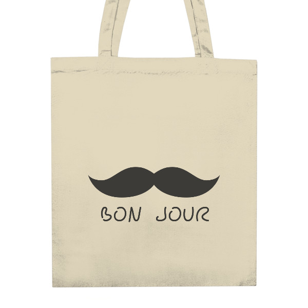Nákupní taška unisex s potiskem Bon Jour