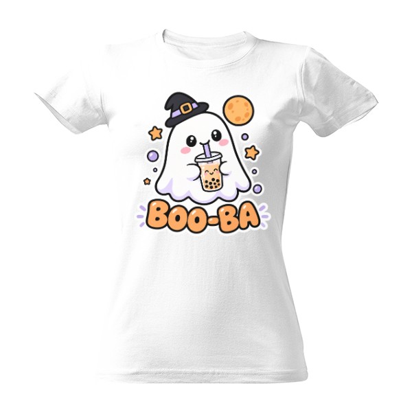 T-shirt Boo-Ba – duch miluje bubble tea