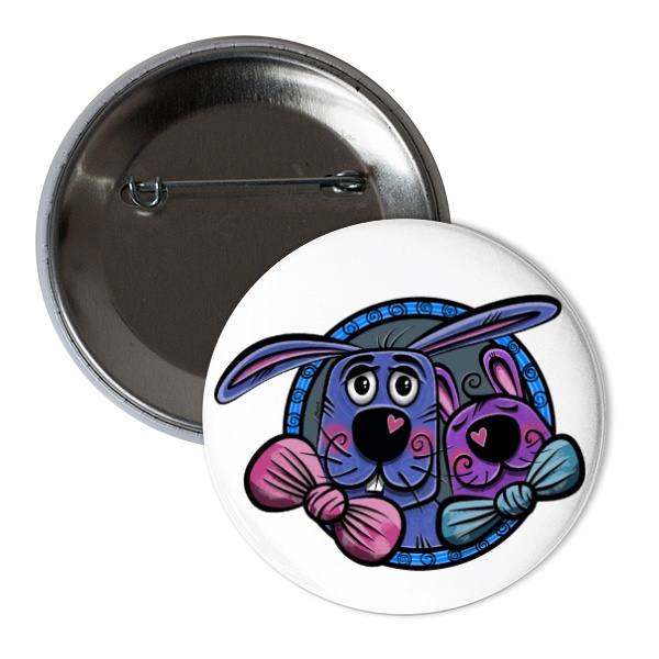 BooA rabbit friends badge