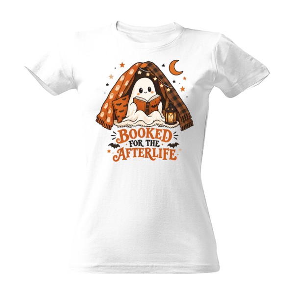 T-shirt Booked For The Afterlife – Bookworm Ghost