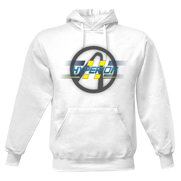 Pánská mikina s kapucí s potiskem Borderlands Hyperion