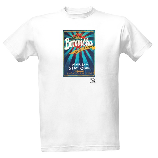 Tričko s potiskem borovička