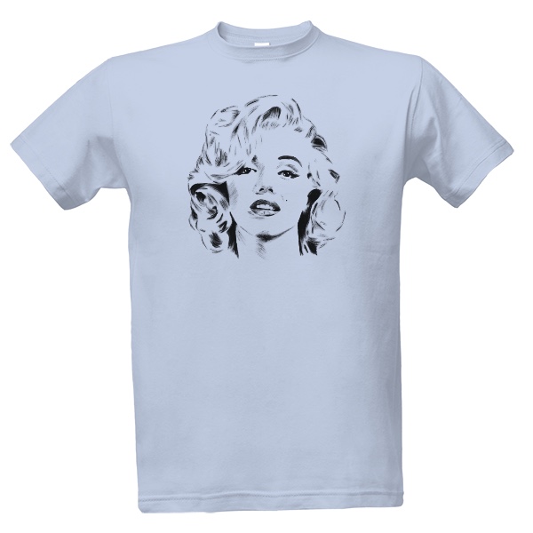 Tričko s potiskem Božská Marilyn