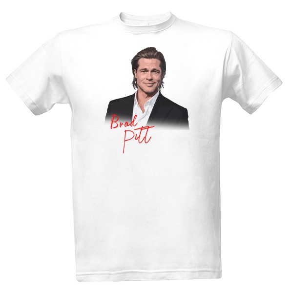 Tričko s potiskem Brad Pitt