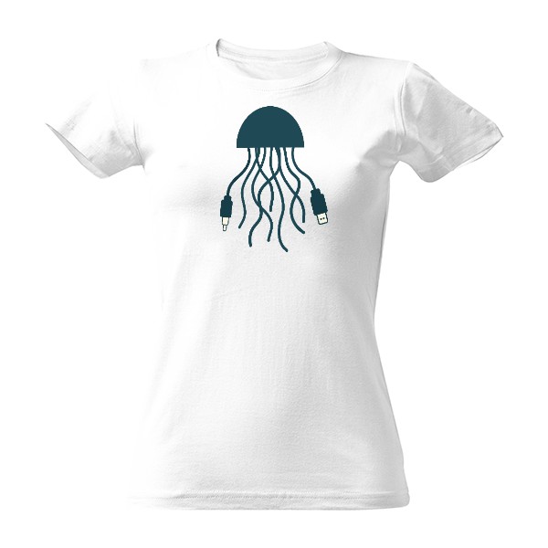 Tričko s potiskem Brak – nerd medúza