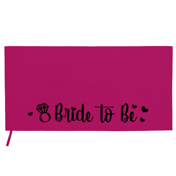 Sportovní ručník z mikrovlákna s potiskem Bride to be ručník