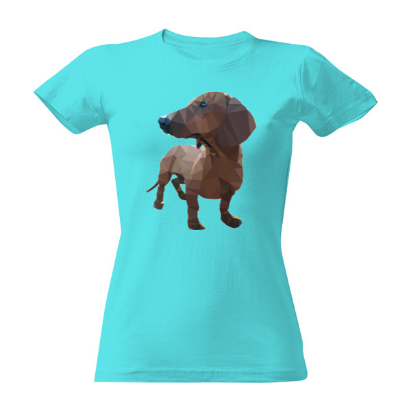 T-shirt Brown dachshund