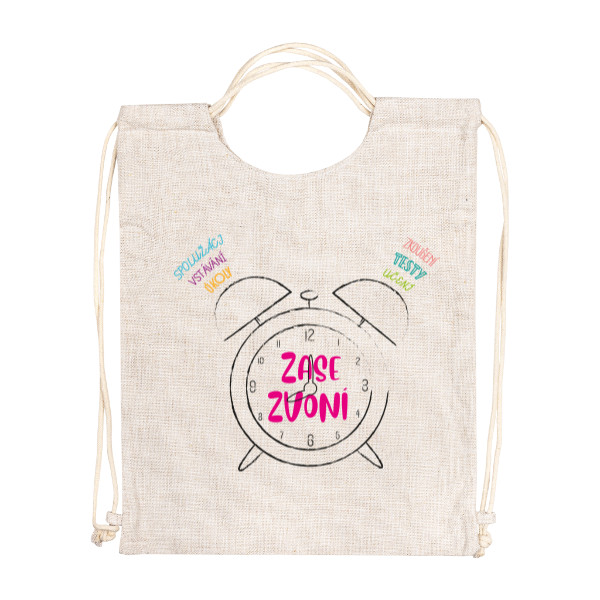 Budíkový vak do školy