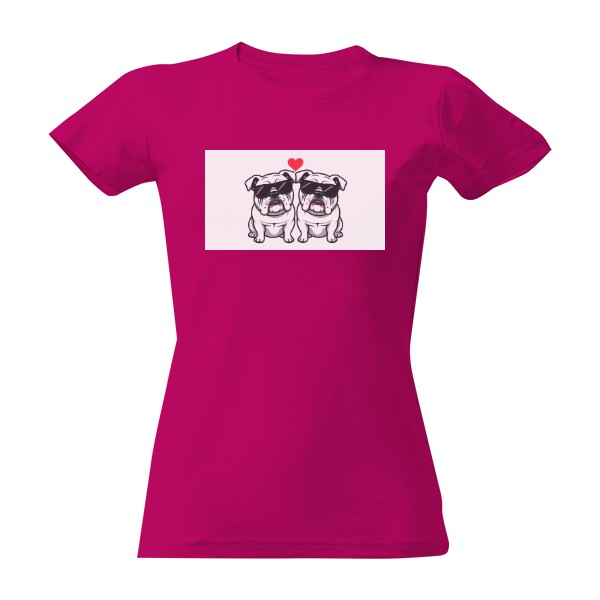 Tričko s potiskem Buldočci