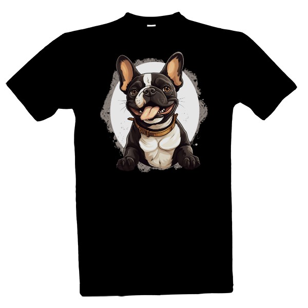 Tričko s potiskem Buldoček