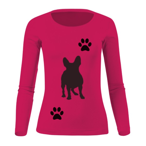 Bulldog with pictures T-shirt