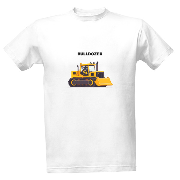 Tričko s potiskem Bulldozer 2