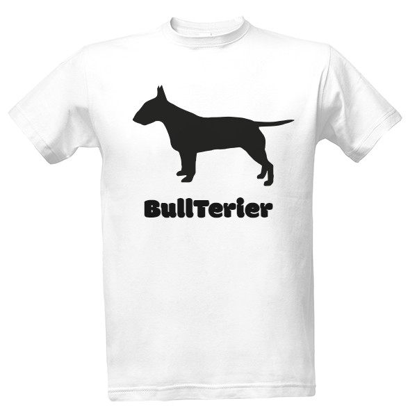 Tričko s potlačou Bullterier