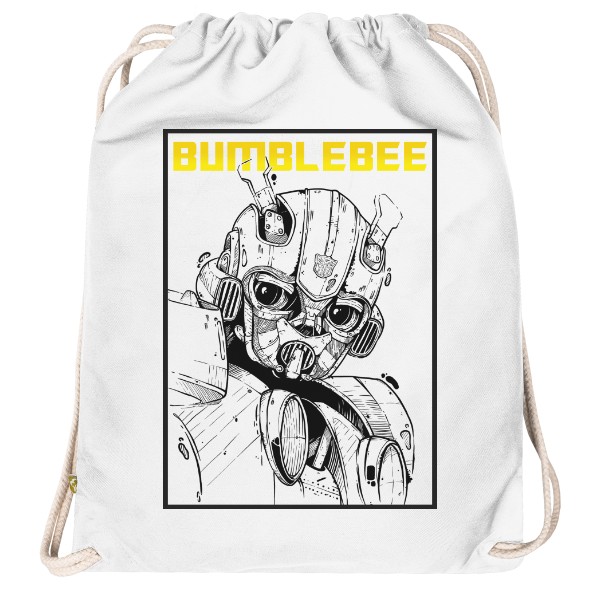 Vak na chrbát Organic  s potlačou Bumblebee s farebným textom