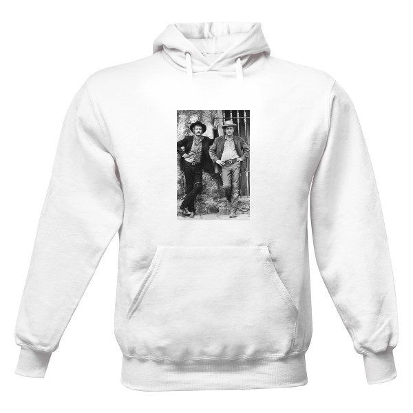 Pánská mikina s kapucí s potiskem Butch Cassidy a Sundance Kid W