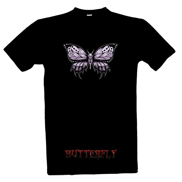 Tričko s potlačou Butterfly Deluxe 