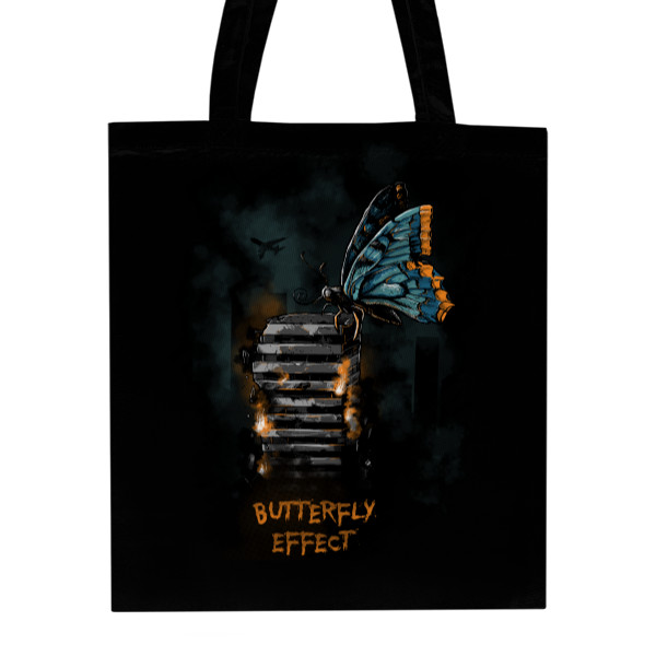 Nákupní taška unisex s potiskem Butterfly effect