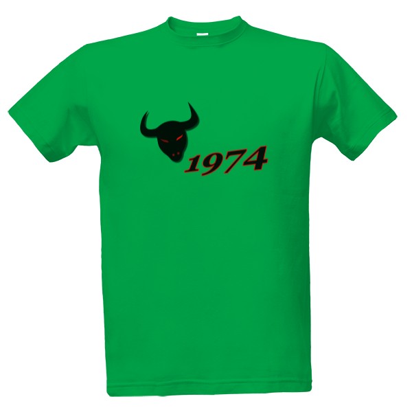 Tričko s potlačou Býk 1974