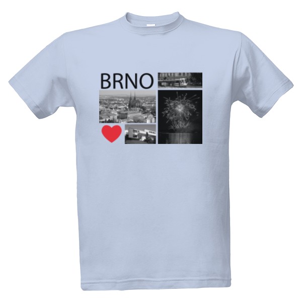 Tričko s potlačou BRNO