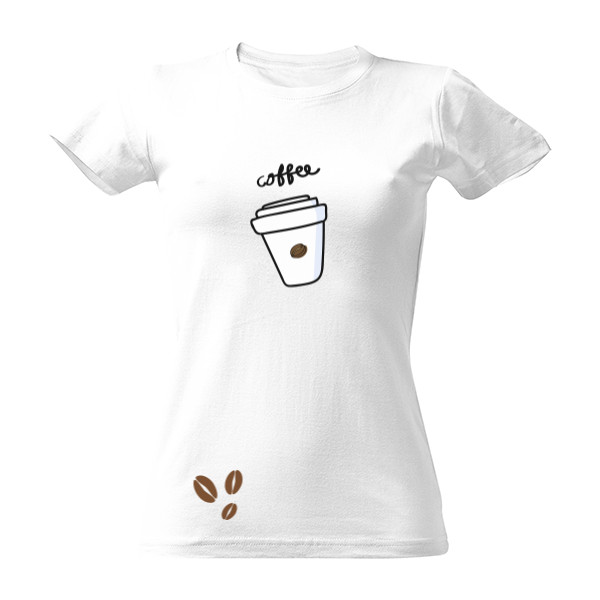 Tričko s potiskem i love coffe