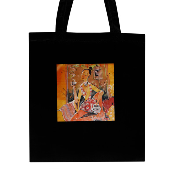 Nákupní taška unisex s potiskem Čaj