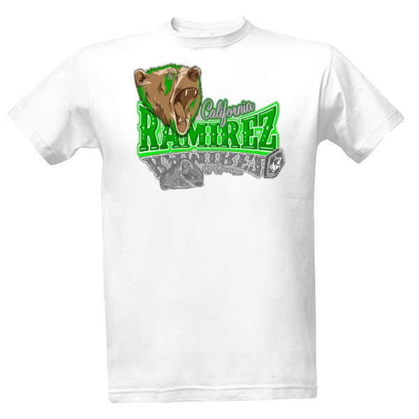 Tričko s potiskem California Bear Classic Ramirez pánské tričko