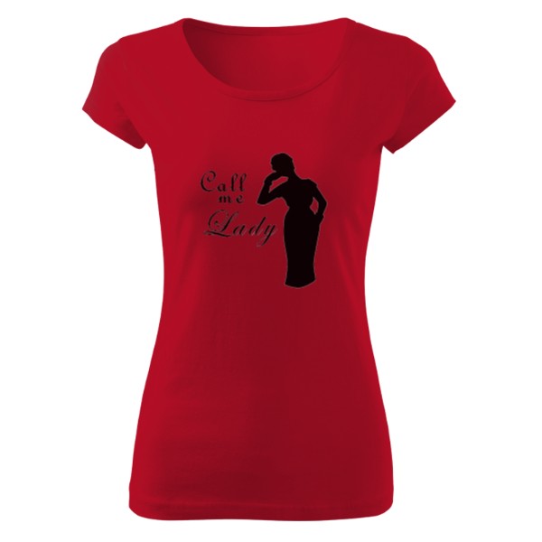 Tričko s potiskem Lady