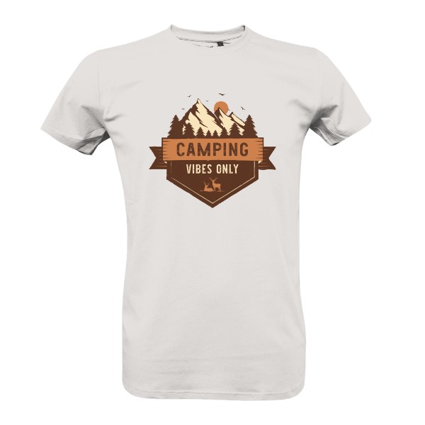 T-shirt Camping vibes only