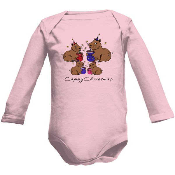 Cappy Christmas Capybara family - small children