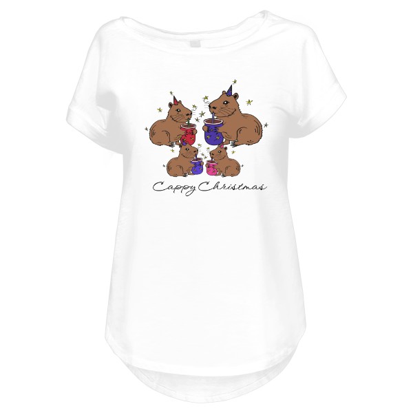 Cappy Christmas Capybara family - woman