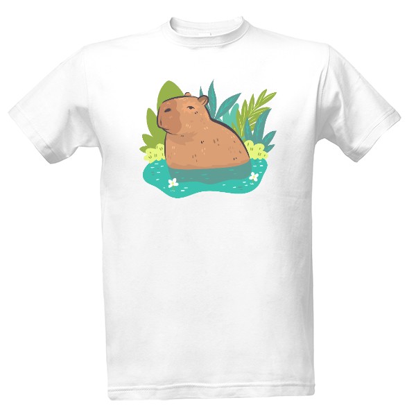 Capybara in water T-shirt