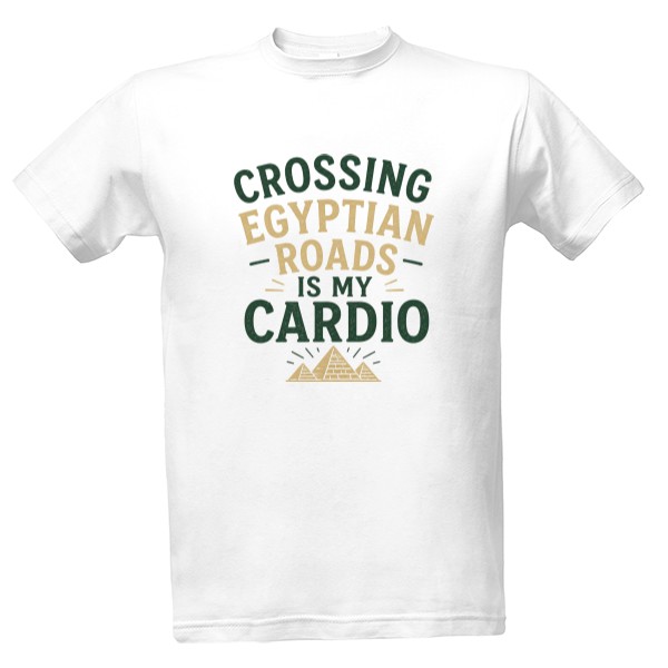 Tričko s potiskem Cardio crossing panské