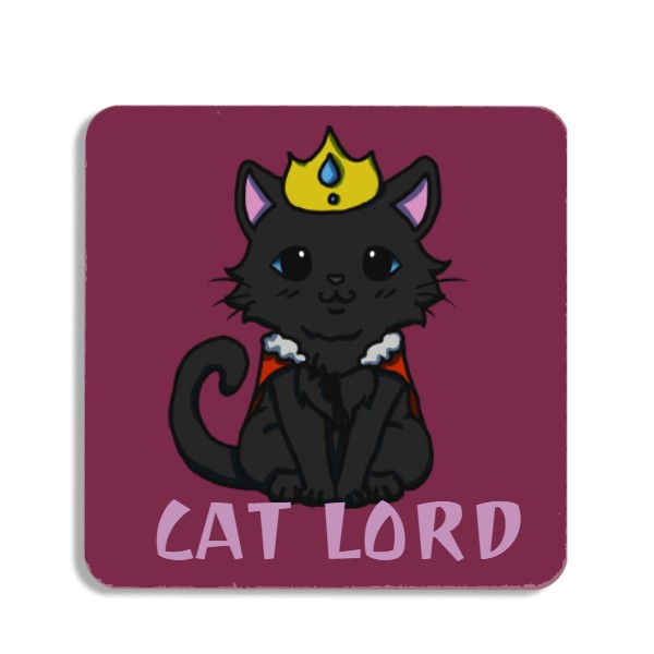 Podtácek  s potiskem Cat lord (podtácek)