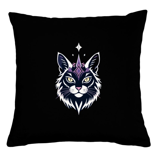 Polštář bavlněný s potiskem Cat pony star