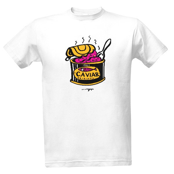 Tričko s potiskem Caviar
