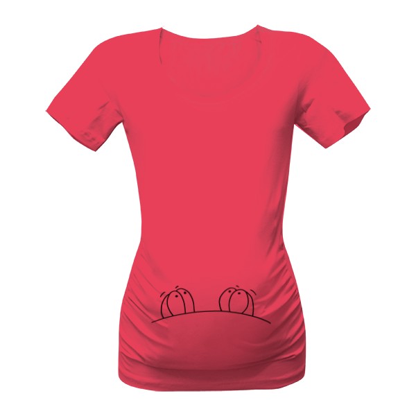 Tričko s potiskem Čekáme dvojčata