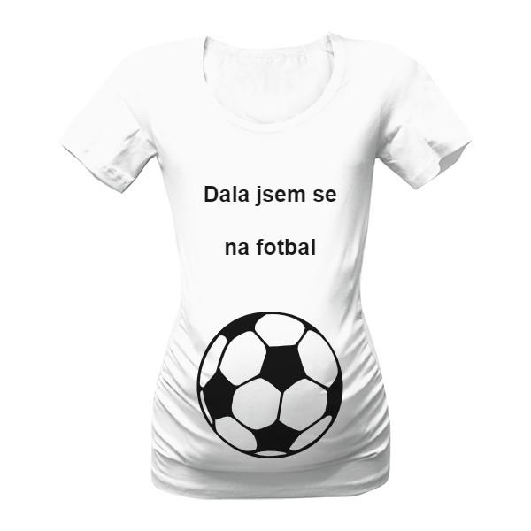 Tričko s potiskem Čekatelka fotbalistka